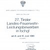 Landesfeuerwehrbewerb 1989 in Ischgl